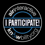 AIR-Interactive Logo I participate! Knowbility.org